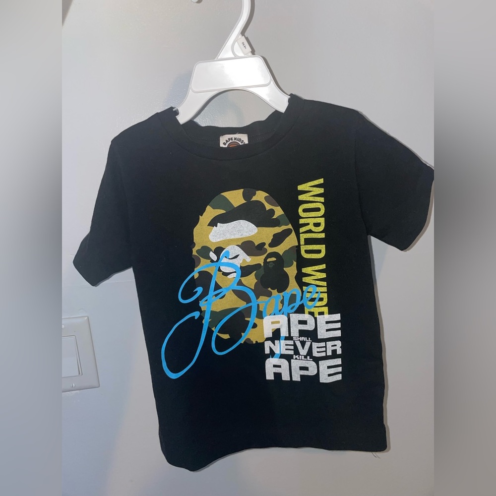kid bape shirt